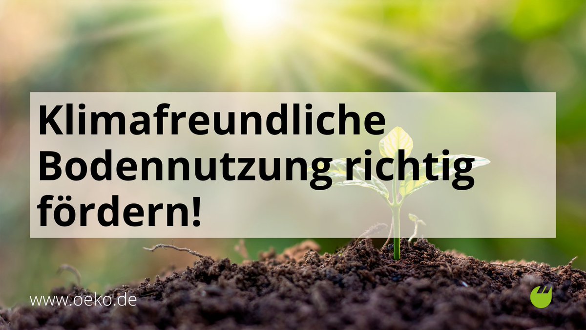 Wie können wir Landwirt*innen dabei unterstützen, ihre Böden #nachhaltig zu bewirtschaften? Handlungsempfehlungen hier: 
oeko.de/news/aktuelles… #bodenschutz