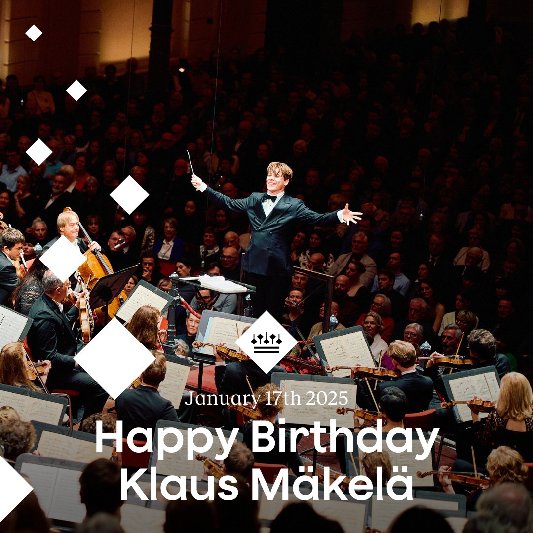 🎂 A celebration is in order today—happy birthday to our chief conductor designate, Klaus Mäkelä! Here’s to another year of creating more and more music together! See you next week!🥂

📸Eduardus Lee