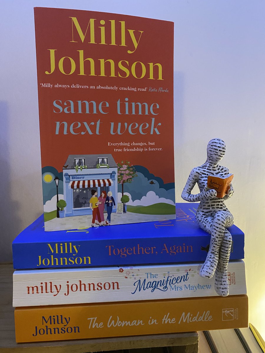 Wendyreadsbook1's tweet image. Fabulous #bookmail yesterday from @TeamBATC @BookMinxSJV 

I’m on the #blogtour for #SameTimeNextWeek by @millyjohnson in March and can’t wait. 

‘Everything changes, but true friendship is forever’