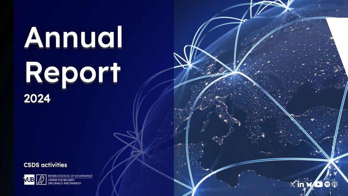 We are pleased to share with you our Annual Report for 2024. The report contains details on our events, projects, products and outreach in 2024. It was another successful year for CSDS, so thank you to all of our partners, sponsors and followers!

Read🔸 csds.vub.be/annual-report-…