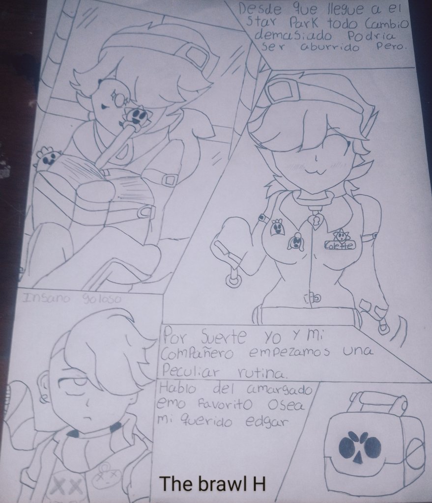 Mi letra no es la mejor pero esta es la primer parte del comic-manga que hago reitero que no soy experta en dibujo asi que no critiquen mucho