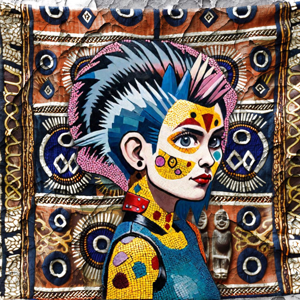 theAngieTaylor's tweet photo. @MuseumofCrypto @ArtDeCC0s Punk Proudly Posing! #Decc0s 💙🧷❤️ https://t.co/YKO9UCimvu