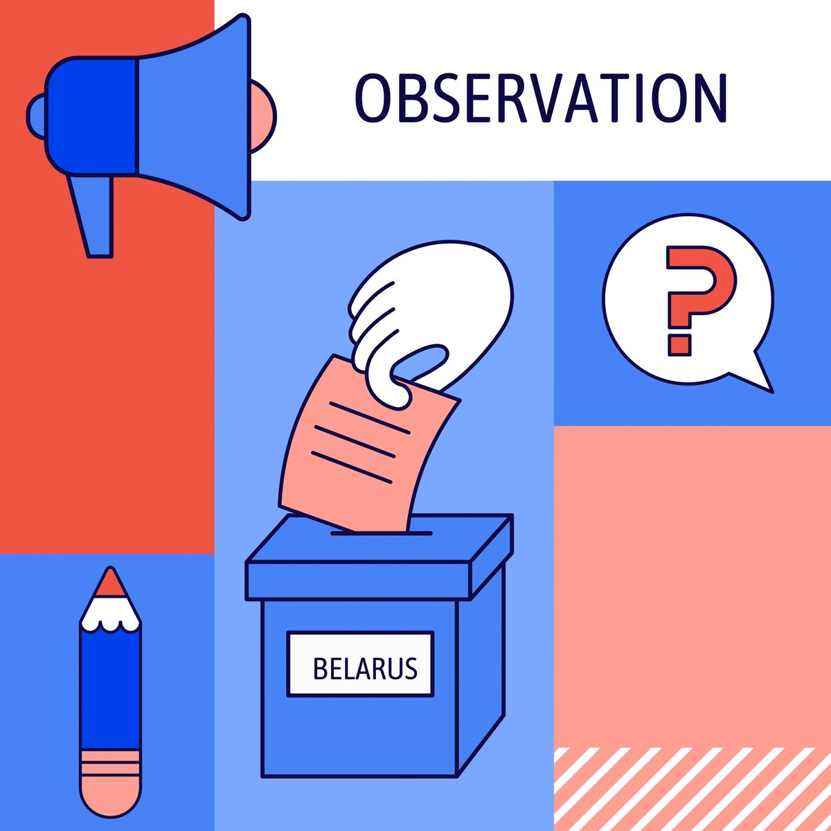 #Belarus invited to observe the elections the OSCE Office for Democratic Institutions and Human Rights (ODIHR).

In total, the Central Election Commission has accredited 456 international observers from 49 countries. 

Among the international organisations, our invitations were