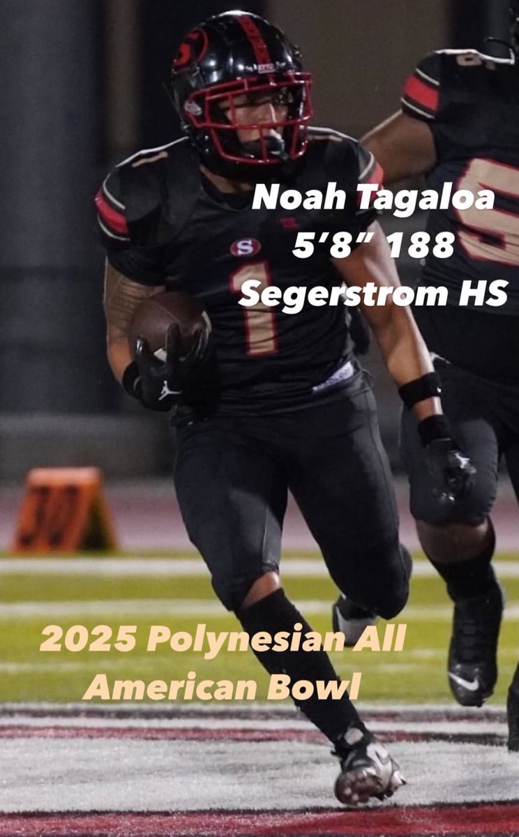 Honored to be playing in the 14th Annual Polynesian All-American Bowl! Thank you to the AIGA Foundation🙏🏾🤙🏾<a href="/coachtagaloa31/">Coach Tagaloa</a> <a href="/sega_football/">SegerstromFootball</a> <a href="/JagAthletics/">Segerstrom Athletics</a> <a href="/ocvarsityguy/">Dan Albano</a> <a href="/ocvarsity/">ocvarsity</a> <a href="/SkeevieT/">Coach Steve Tafua</a>