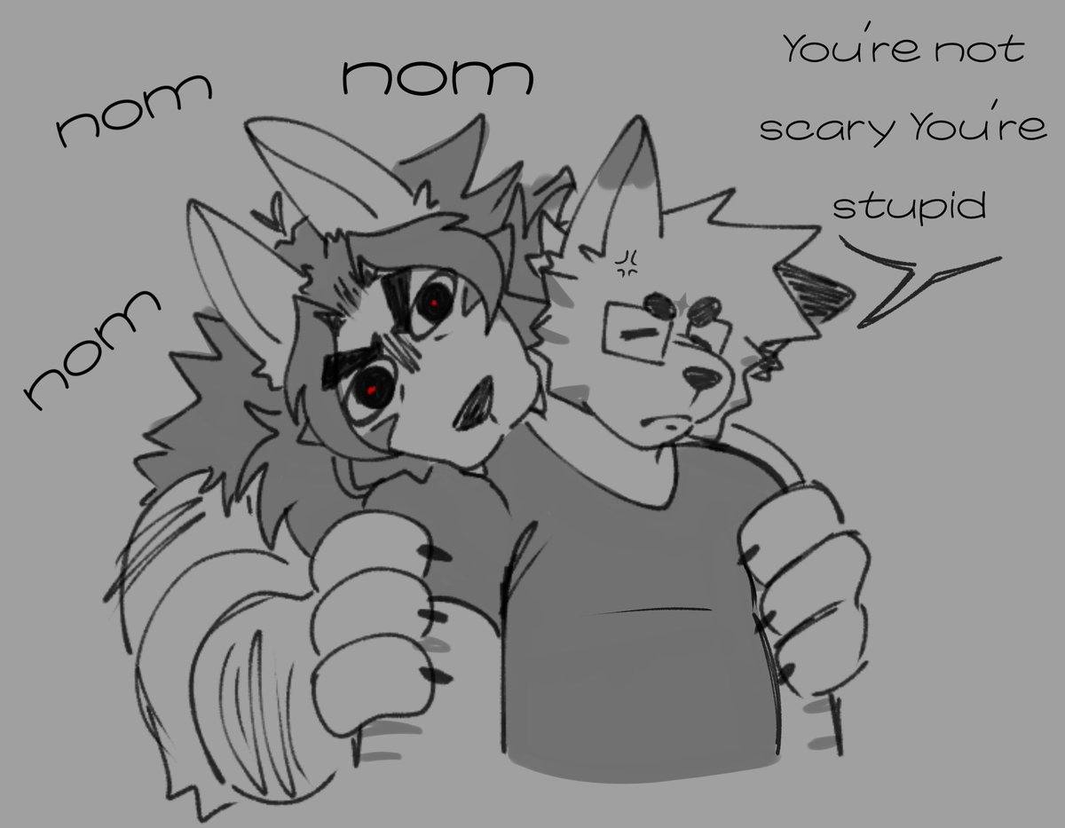 Drizzart_'s tweet photo. Beware of weredrizz bites https://t.co/VS1icdhkkM