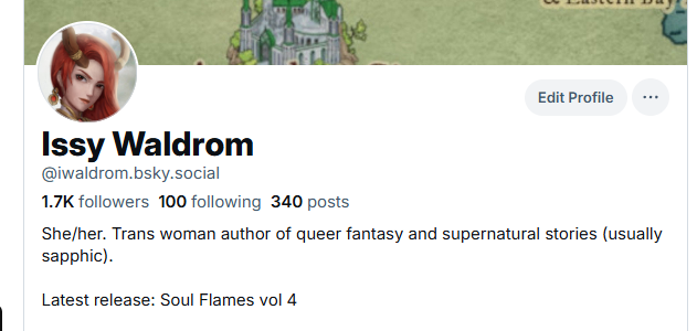 Issy Waldrom 🏳️‍⚧️ - Soul Flames vol 4 is out tweet media