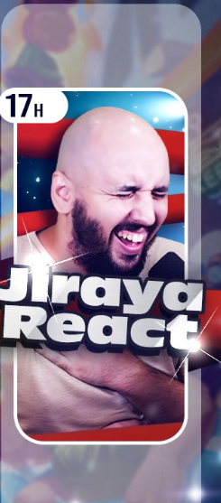 Calendr_App's tweet photo. ✨#Jirayareact** #Godzilla** #AlphaQuest ** [❤️CRUSH] #CaritatifGaming** #livegaming 🧞‍♂️

Salut la famille ! Voici Les EVENTS du jour YouTube & Twitch #HuntedByCalendr !

🕔 17h00 : #React avec @Jirayalecochon 
✅On revient sur les moments les plus surprenants de l’actualité gaming et pop culture. Fou rire garanti !
🕹️https://t.co/4l4hKc7tKz

🕕 18h00 : @Cine_skope x #Godzilla
✅Pourquoi ce monstre sacré n’a-t-il jamais été si terrifiant ? Le film de monstres parfait existe-t-il ? Réponse dans cet épisode monstrueux !
  👉https://t.co/EarJI0NRSb

🕗 20h00 : A la conquête d’eau profonde sur @TableQuestJDR
 ✅Episode 05 : La mémoire du défunt. Rejoignez @AlphaCastFR pour un moment de suspense et d’aventure dans ce récit captivant...
⚔️https://t.co/l6MtfCkuvc

🕗 20h00 : #StreamForHumanity avec @AmineMaTue 
✅ Soutenons ensemble les victimes de Palestine, Congo, Soudan et Liban ! Des dizaines de streamers se mobilisent tout le week-end. Un marathon gaming et solidarité à ne pas manquer. [CRUSH ❤️]
🙏🏻https://t.co/cYxCjT6obs

🕕 21h00 : OBJECTIF : SORTIR DE LA LOSER Q - GENTLE MATES (LAG) vs. CLOUD9 (NY)
✅ C'est maintenant ou jamais, objectif sortir de la loser Q contre Cloud9 avec @Gotaga @Squeezie & @BrokyBrawks au cast !
👉https://t.co/T7g35yz3xk

Des amis qui regardent ? 👀Check
@calendr_app !