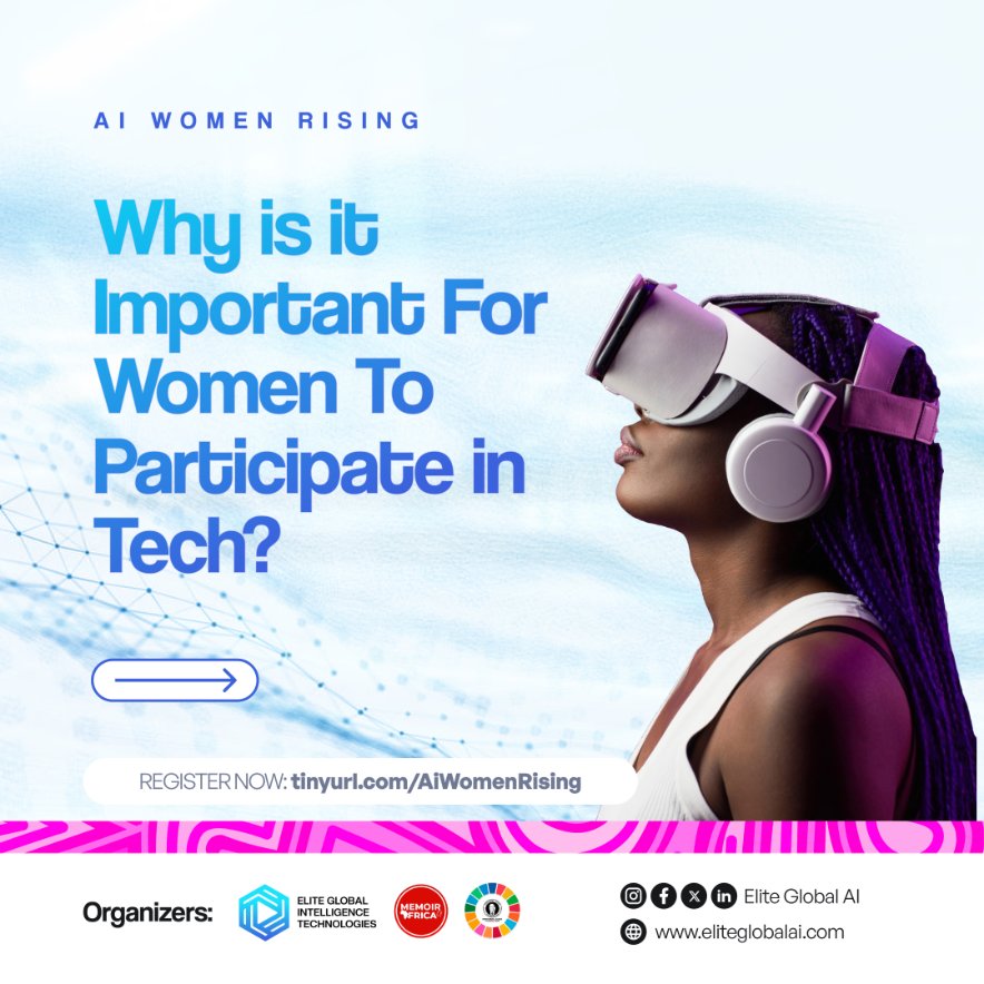 EliteglobalAI's tweet photo. Together, we build a stronger future!

#AIForWomen #EmpowerWithAI #AITraining #WomenInTech #DigitalSkills https://t.co/0UXKDq0ISr