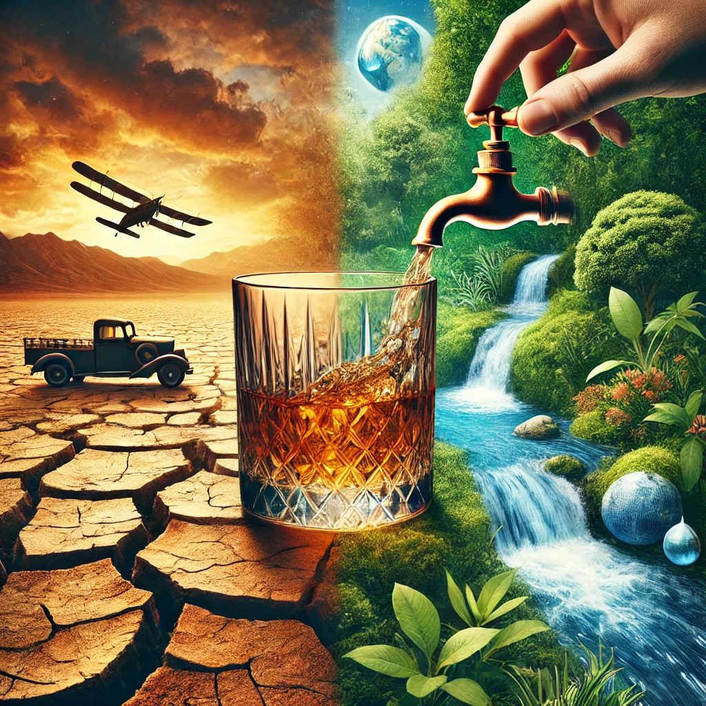 "Water is life.  Without it, even the finest whiskey becomes dangerous. A stark reminder: water sustains all that we cherish. Conserve, protect, act. Every drop matters.  shorturl.at/E6xSs
#SaveWater #WaterIsLife #Sustainability #ClimateAction" #dailyquotes #quoteoftheday