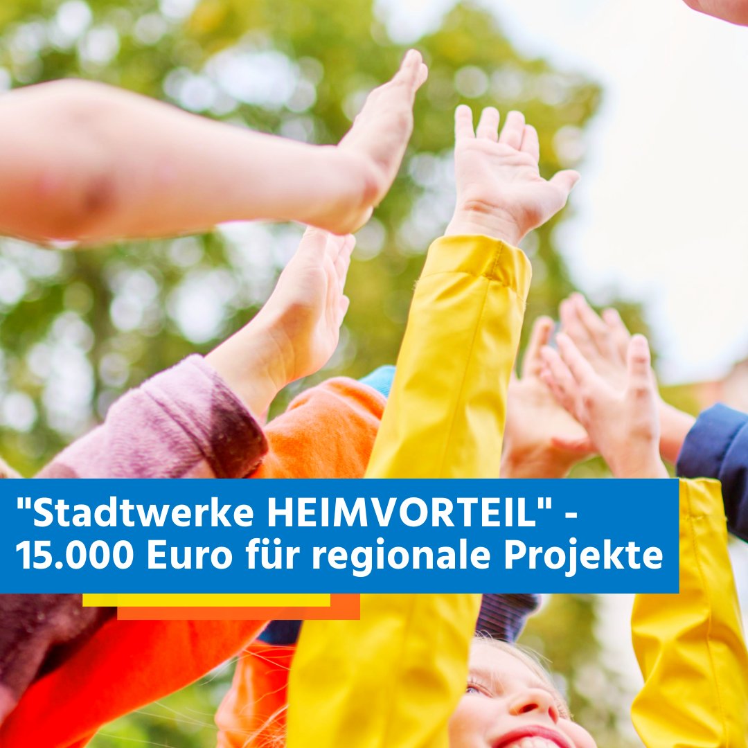 +++ "Stadtwerke HEIMVORTEIL" - 15.000 Euro für regionale Projekte +++

Auch in diesem Jahr fördern wir mit dem "Stadtwerke HEIMVORTEIL" regionale Vereine in Jena und Umgebung. Bis zum 31.03. Förderanträge einreichen!

👉 Wir freuen uns auf eure Projekte: stadtwerke-jena.de/engagement/hei…