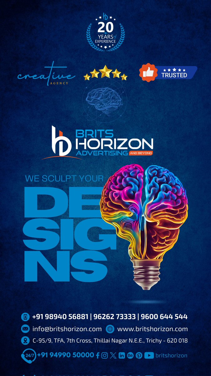 BritsHorizon's tweet image. Where creativity meets precision! At Brits Horizon, we sculpt designs that speak your brand’s language. Let’s craft brilliance together. 💡✨

#creativeagency #designmaster #britshorizon #innovativedesigns #sculptingcreativity #advertisingbeyondlimits #designinspiration