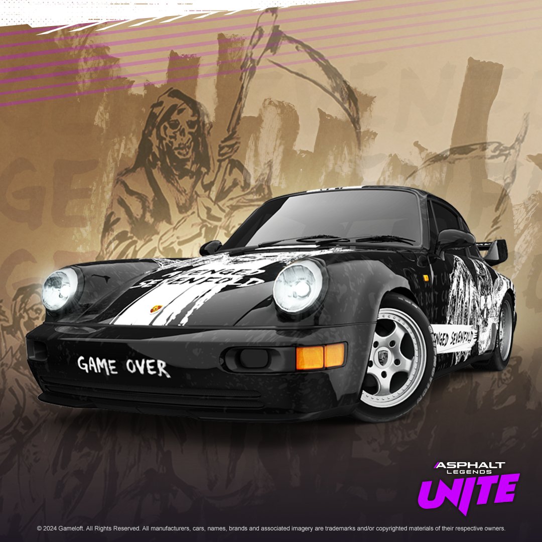 アスファルト：Legends Unite』の「Avenged Sevenfold」イベントでは