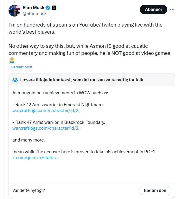 Vaupell's tweet photo. @Asmongold Funny how his own check system, verifies he is wrong on his own platform. https://t.co/iN7a6NDj5N