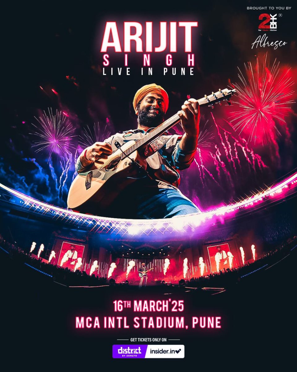 When Pune Sings Along
Music, magic, and 35,000+ hearts beating as one.
Arijit Singh Live – the event of the season!

#ArijitSinghInPune