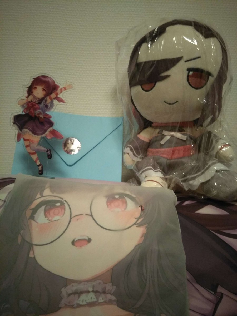 SolitudeOnion's tweet image. #shondophrenic #fallenshadowmerch Merch has arrived! Look at how messy her hair was :D . She already has found a new friend!