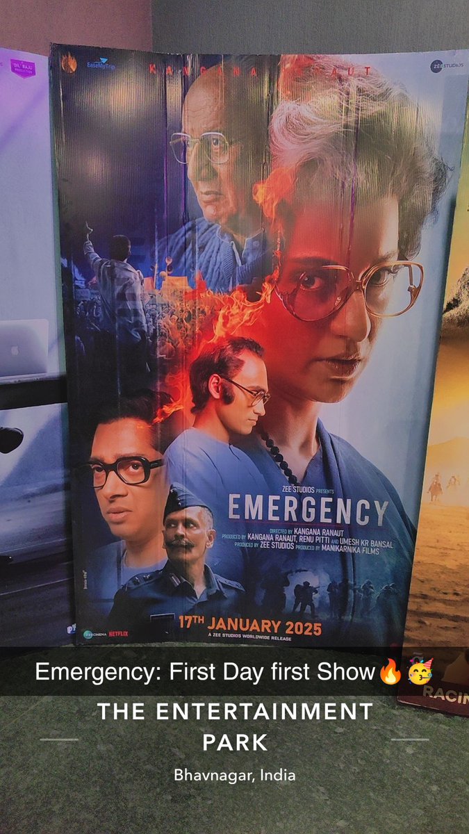Mehta09Veer's tweet photo. This Movie deserves National award🏆🤞🏻 what a brilliant performance of portray #IndiraGandhi by @KanganaTeam🔥🙌🏻
Every pros &amp; cons of Indira Gandhi presented with grace &amp; classy acting &amp; own direction. Hats off to whole team🙌🏻 @AnupamPKher #MilindSoman @shreyastalpade1 #Emergency https://t.co/l7S2q2zGOp