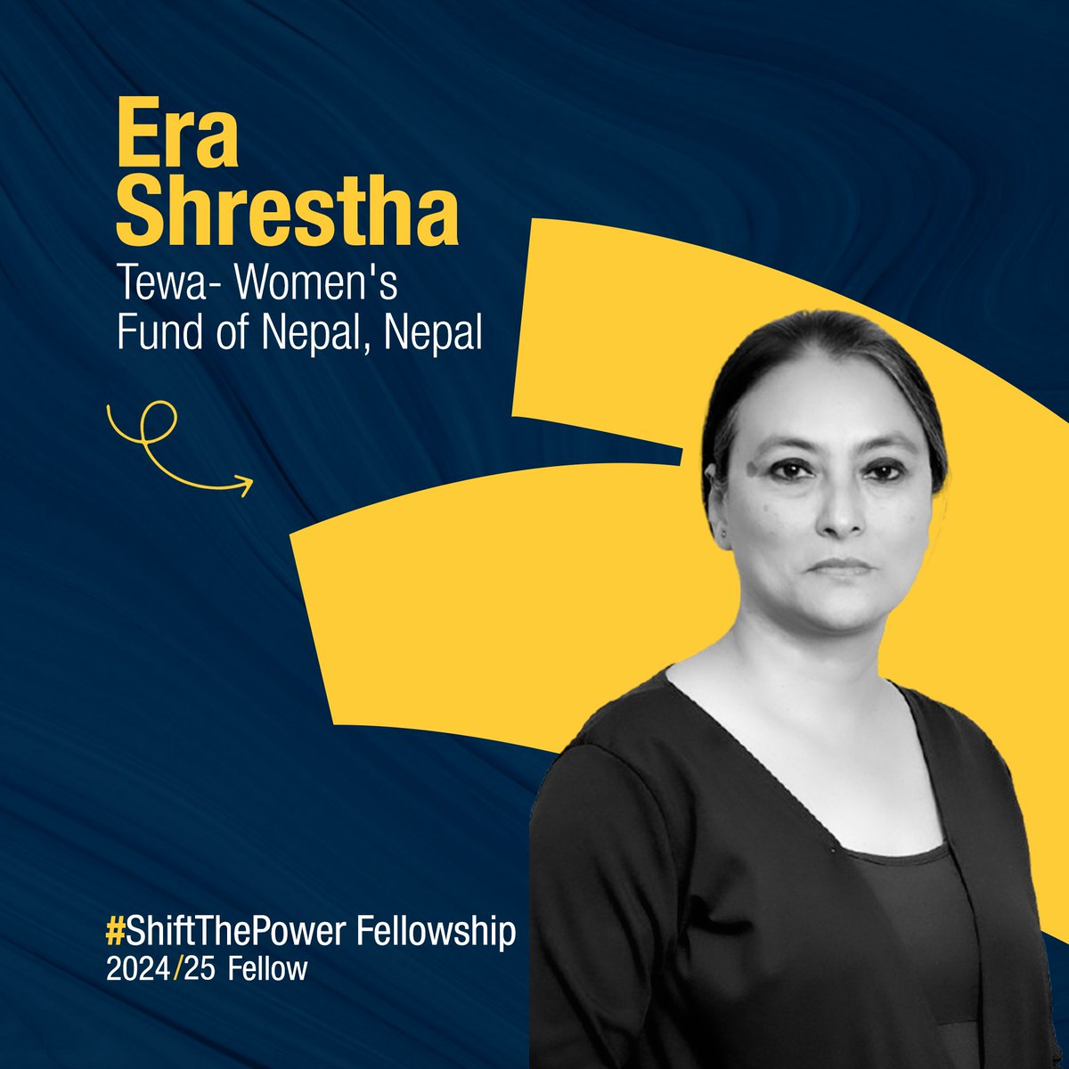ShiftThePower_'s tweet image. Meet Era Shrestha: A development practitioner & board member of @Tewaforwomen in Nepal. 🌸✊ Era champions social movements for marginalized communities & explores power dynamics in feminist organizations & funding ecosystems. #ShiftThePower
shiftthepower.org/2024/12/13/ann…