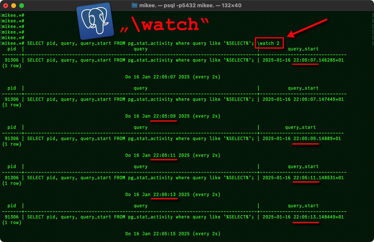 geoObserver_'s tweet image. PostgreSQL: Monitoring mit/with „\watch“ geoobserver.de/2025/01/17/pos… via @crunchydata #PostgreSQL #psql #gistribe #gischat #fossgis #foss4g #OSGeo #spatial #geospatial #opensource #gis #geo #geoObserver pls RT