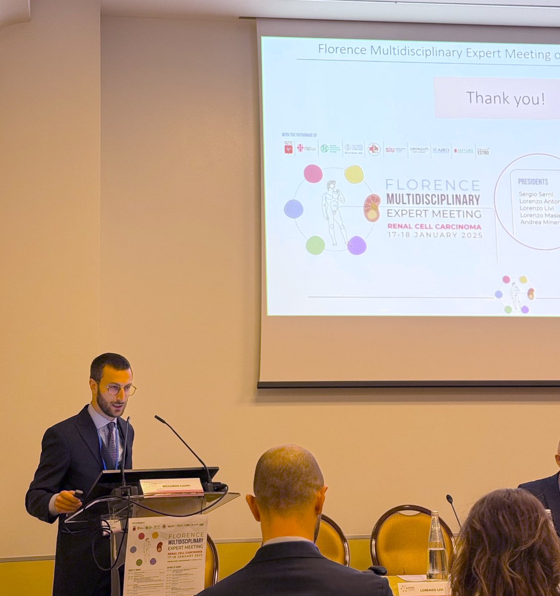 Savio Domenico Pandolfo (@pandolfosd) on Twitter photo Kicked off the Florence Multidisciplinary Expert Meeting on RCC!
Top minds in urology, oncology, and radiology are here to dive into the latest in RCC care and spark new collaborations.
Congrats to Presidents & Scientific committee
<a href="/Flo_exp_RCC_25/">Florence Multidisciplinary Expert Meeting on RCC</a> <a href="/Ric_Campi/">Riccardo Campi</a> <a href="/GiulioFrancoli1/">Giulio Francolini</a> Kicked off the Florence Multidisciplinary Expert Meeting on RCC!
Top minds in urology, oncology, and radiology are here to dive into the latest in RCC care and spark new collaborations.
Congrats to Presidents & Scientific committee
<a href="/Flo_exp_RCC_25/">Florence Multidisciplinary Expert Meeting on RCC</a> <a href="/Ric_Campi/">Riccardo Campi</a> <a href="/GiulioFrancoli1/">Giulio Francolini</a>