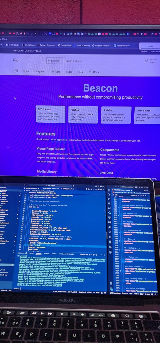 Hackemateninja's tweet image. #myelixirstatus I started my new e-commerce with @BeaconCMS
