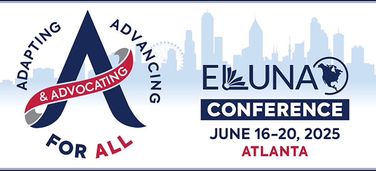 Planning for ELUNA events in Atlanta, June 16-20, is underway! Join us for the Annual Meeting, Developers Day, Analytics Afternoon, and Ex Libris Knowledge Days. 

Attend our preview webinar for details and funding tips👥📝
event.on24.com/wcc/r/4810187/…

#LibraryCommunity