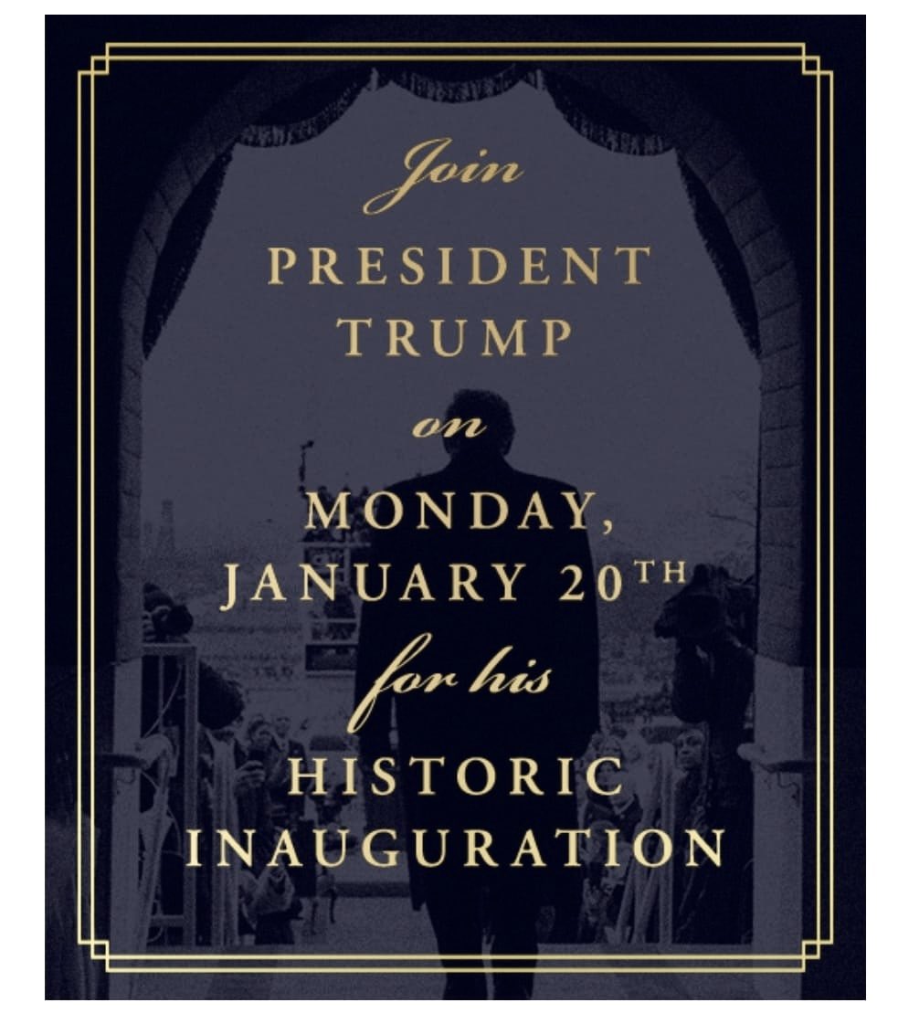 Muy agradecido a la administración Trump y en especial al presidente de  EE.UU. por la invitación a su ceremonia de investidura., image size:983x1132