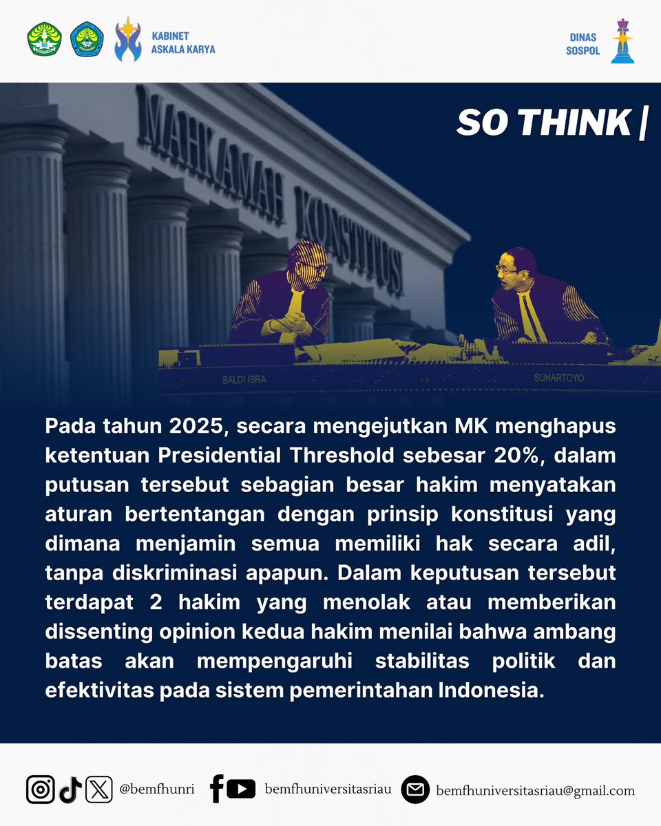 BEM Fakultas Hukum Universitas Riau tweet media