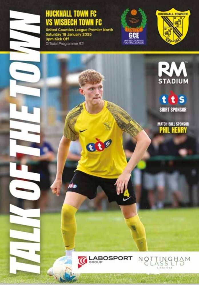 In tomorrow's <a href="/HucknallTownFc/">Hucknall Town Football Club</a> v <a href="/wisbechtownfc/">Wisbech Town FC</a> programme 

Cover: <a href="/taylorjaine16/">Taylor Jaine</a> is back!

Getting to know: <a href="/reece_sugars/">Reece Sugars</a> 

Dream Team: Dom Forbes 

Volunteer profile: Paula McDonald 

Legend interview: Ted Mullane Part 2

Quiz: Bevo's new quiz. Not to be missed!

All this for £2