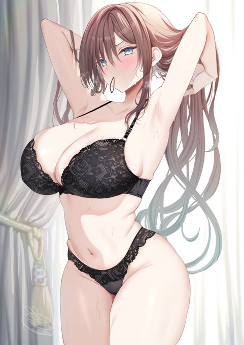 お姉ちゃんと朝の準備中 