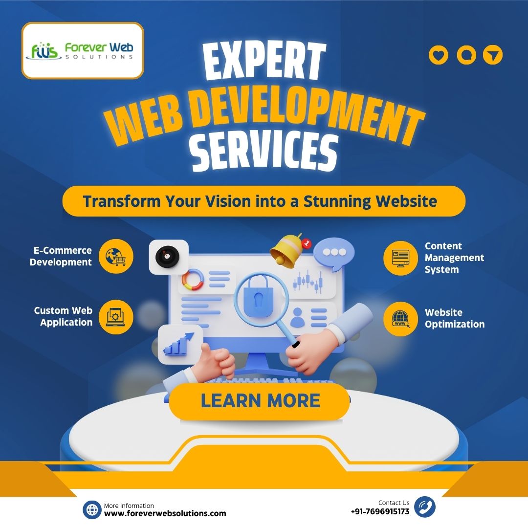 FForeverseo's tweet image. 🌟 Expert Web Development Services 🌟

Call Now: +91-7696915173
Website: foreverwebsolutions.com

#ForeverWebSolutions #WebdDvelopment #BespokeSolutions #OnlinePresence #ExpertServices #WebDesign #DigitalSolutions #TechExperts #WebsiteCreation #OnlinePresence