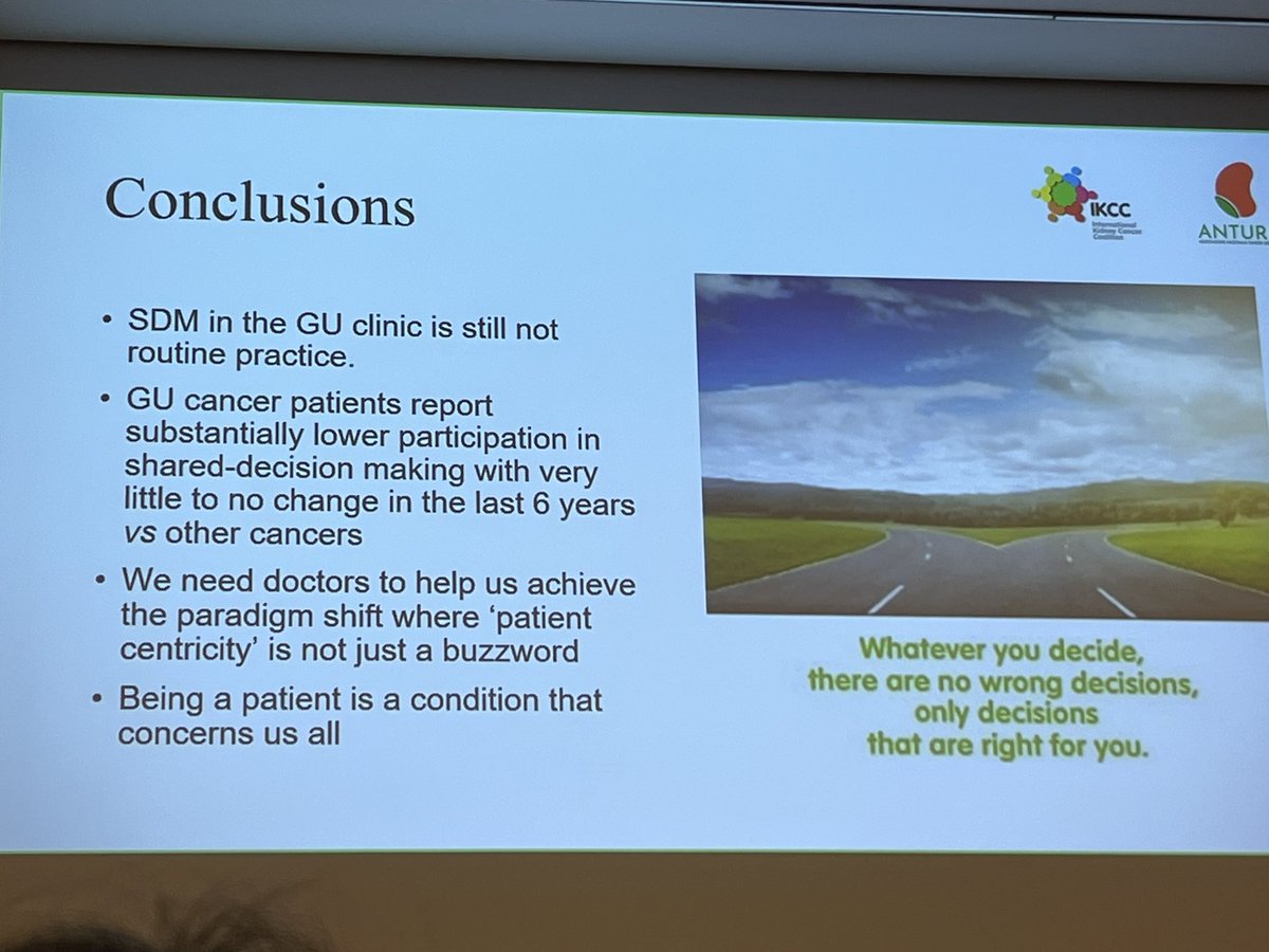 foxal72's tweet image. Much to do to create awareness on the importance of shared decision making in the treatment of #RenalCancer @IKCCorg @Claudia_Ung @MichaelASJewett