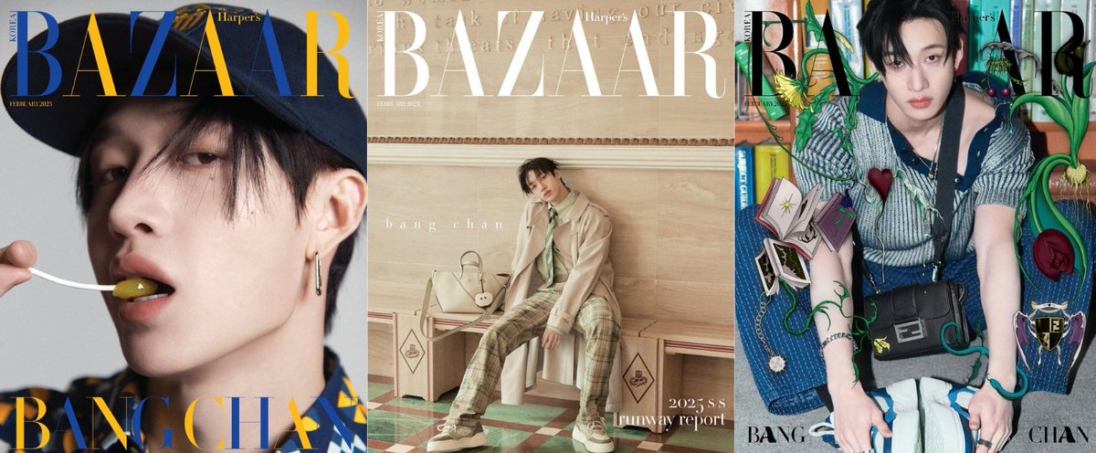 🤍🤍🤍 BAZAAR KOREA 2月号 🤍🤍🤍 ＼🩷 表紙解禁 🩷／ 表紙
