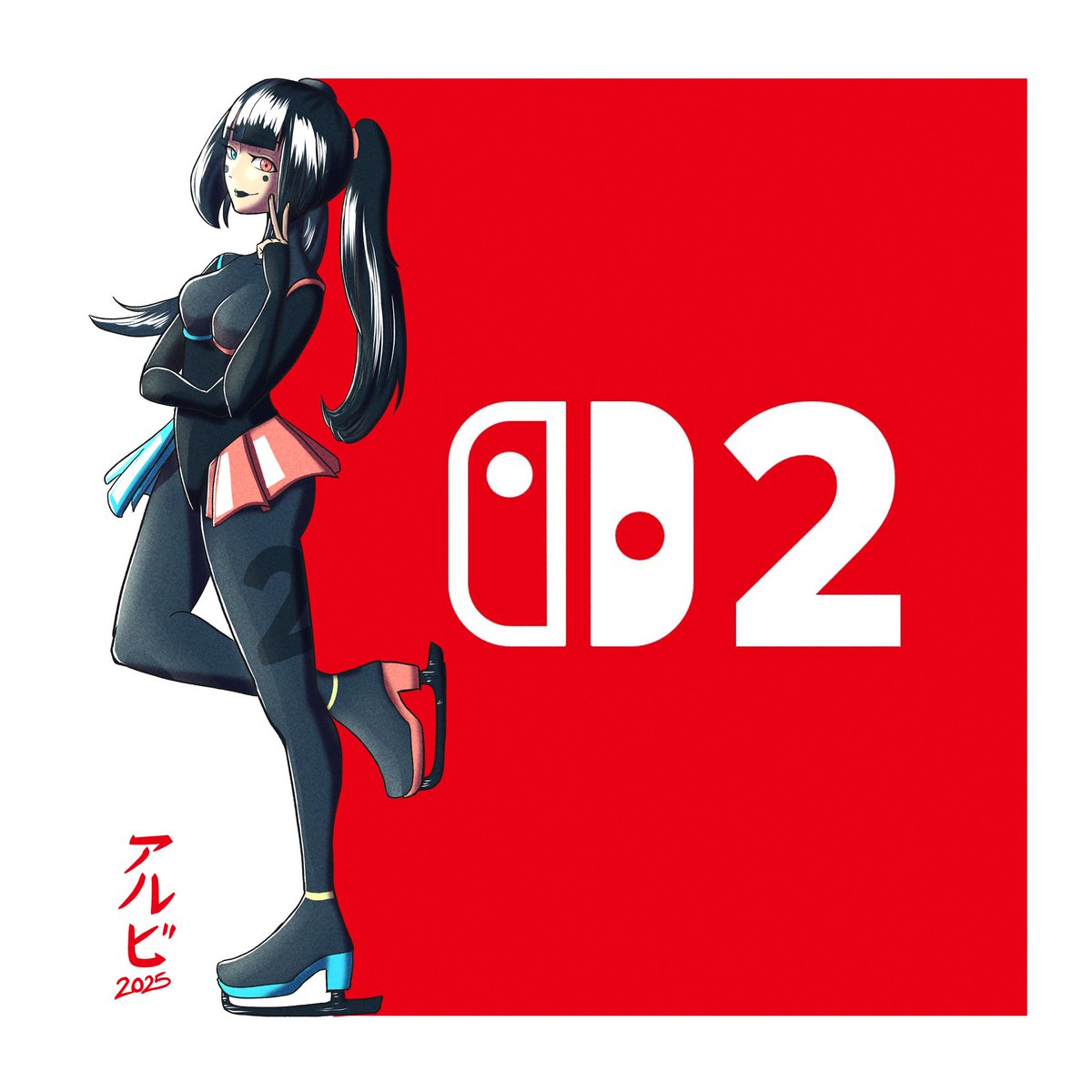 albustation's tweet photo. Nintendo Switch 2 has been anounced :D 🍈
@clipstudiopaint
#nintendo #nintendoswitch #switch #gijinka #commissionsopen #commissions https://t.co/3fKxgpWm7v