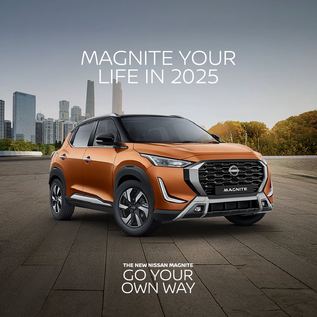 nissanza's tweet photo. Big vibes, stylish design, and all the sass to turn ‘new year, new me’ into ‘new year, new slay.’ 🔥So why not add the new Magnite to the new you?
#DareToMove Learn more:  https://t.co/aRDbb7QoJ1 https://t.co/t4PDzfO6uh