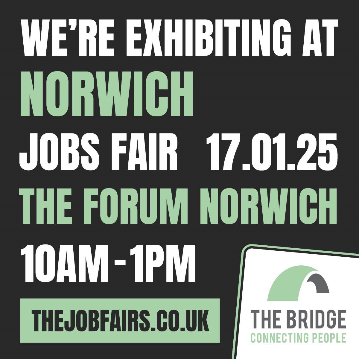 Norfolklearn's tweet photo. Come along to @TheForumNorwich TODAY (January 17th) and meet our friendly team, who will be sharing information and advice about our fantastic job skills courses @TheJobFairs 

10am - 1pm 

#Norwich #Norfolk https://t.co/CZHEKJbfRv