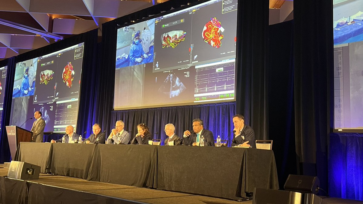 Phiso_de's tweet photo. What a chair at #BostonAF- @MoussaMansour10 @BorisSchmidt5 @AndreaSarkozy Laurent Macle Vivek Reddy looking at CTI Ablation using #Farapulse technology…. @chris_sohns @MBraunEP @GuramImnadze @VanessaSciacca_ @YoungDgk @AGEP_DGK https://t.co/9WfwbhURKy