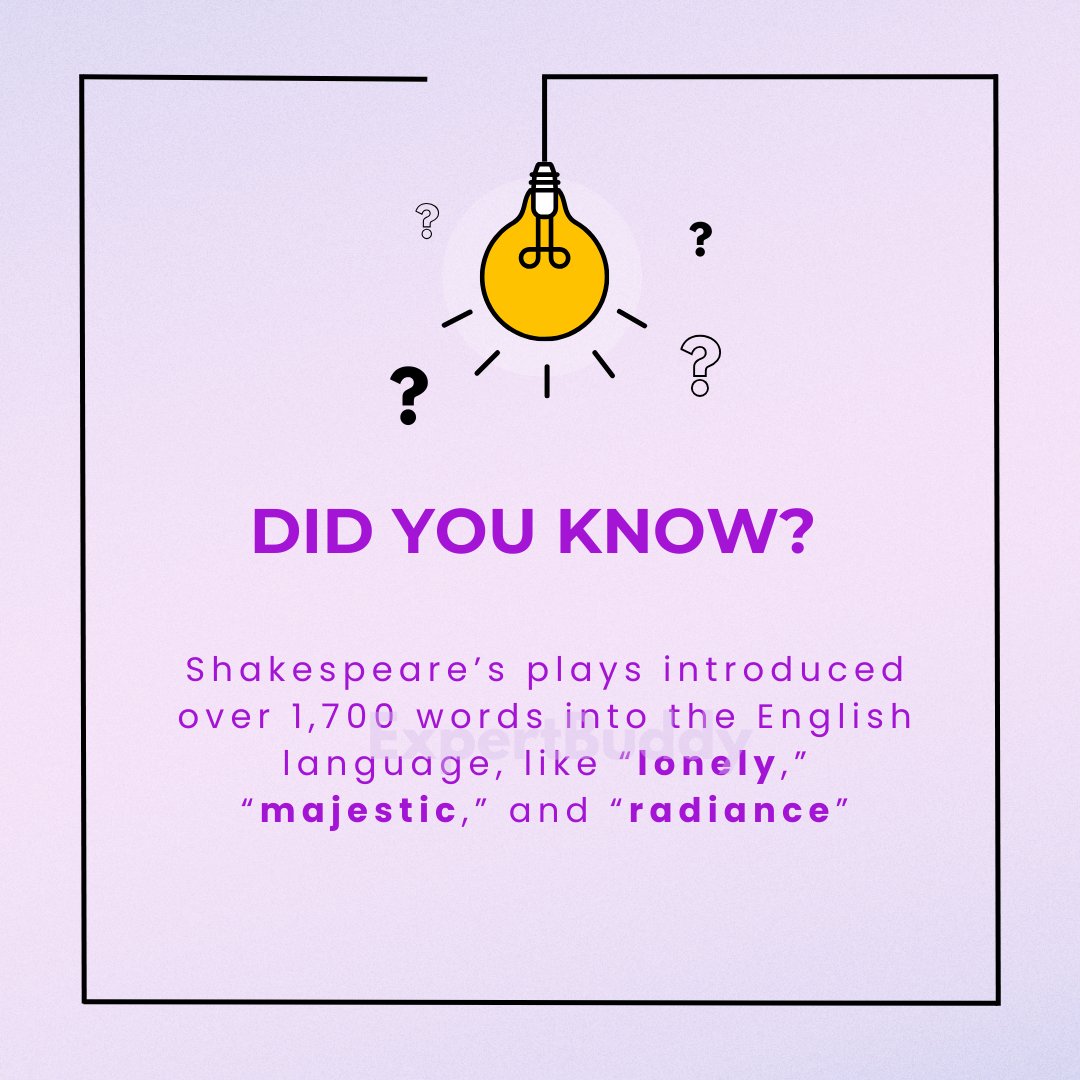 Expertbuddy_'s tweet image. Words that changed the world! 🌟 Shakespeare’s creativity inspires us to think big and express even bigger. Ready to unlock your potential? Let ExpertBuddy guide your journey. 📚✨ #Expertbuddy #ShakespeareInspired #IGCSEPrep #expertbuddytutoring #جائزة_زايد_للاستدامة