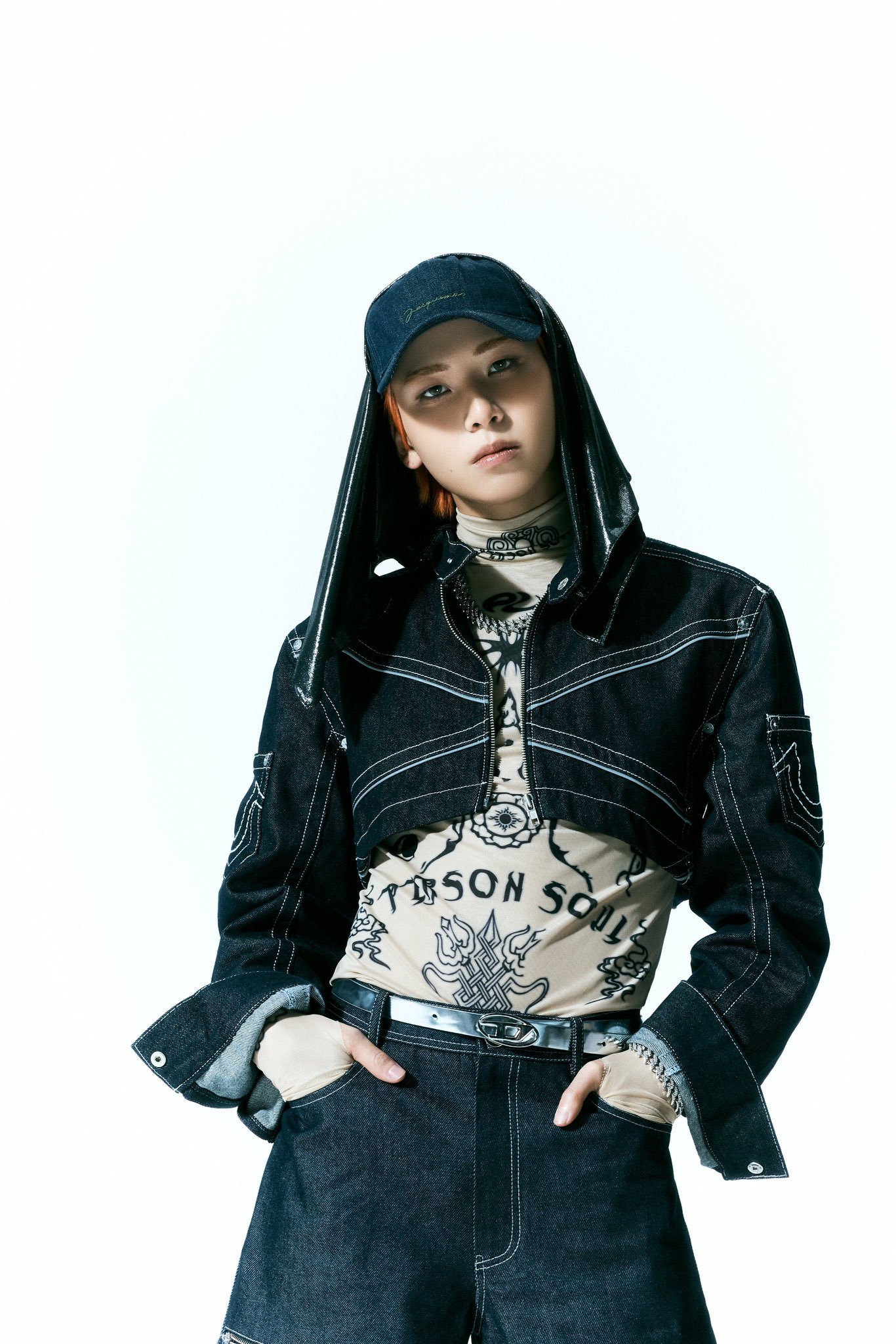 PERSONSOUL】Black Detachable Denim | OUR BRAND,PERSONSOUL