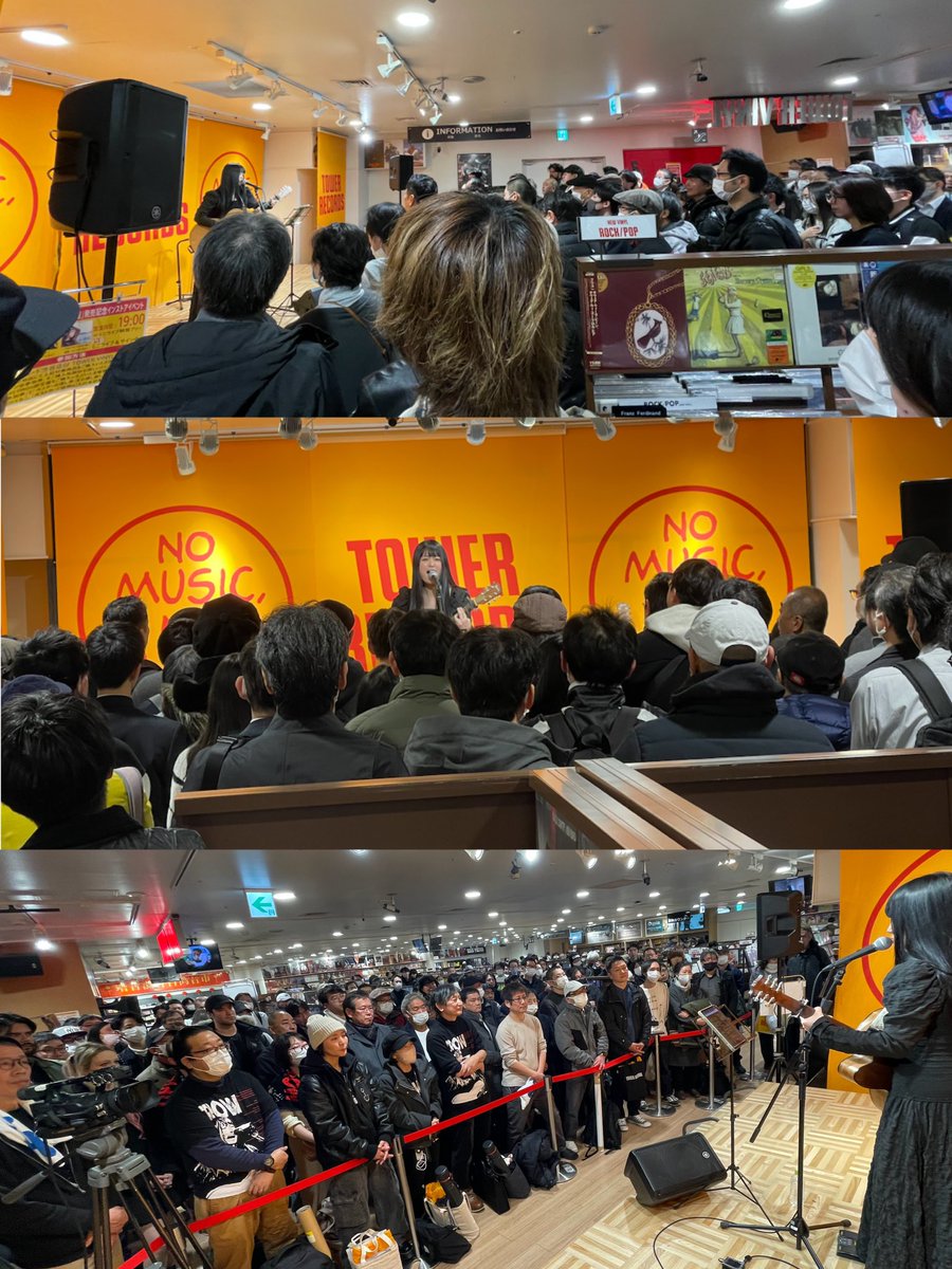 今日はタワーレコード渋谷店にてセカンドアルバム「羅針盤」のリリースイベントでした⛵️

沢山の方にアルバムを手に取っていただき
本当に感謝です🎧

今年もひたむきに曲を書き続けるよ！

❤️‍🔥NO MUSIC NO LIFE❤️‍🔥