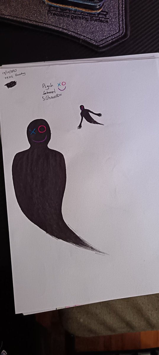 PsychverseComic's tweet photo. (Psych Silhouette©) 🖤💙🖤💜🖤 https://t.co/iGrmknrOSe