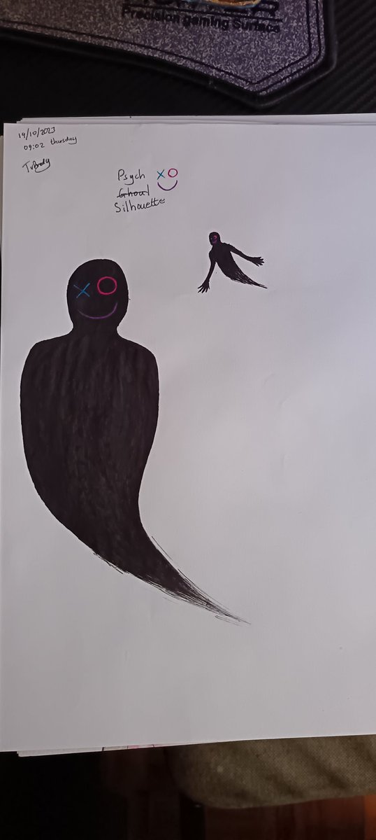 PsychverseComic's tweet photo. (Psych Silhouette©) 🖤💙🖤💜🖤 https://t.co/iGrmknrOSe