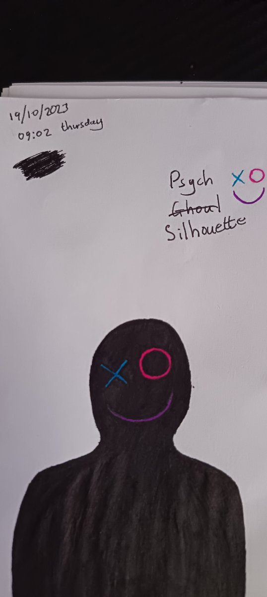 PsychverseComic's tweet photo. (Psych Silhouette©) 🖤💙🖤💜🖤 https://t.co/iGrmknrOSe