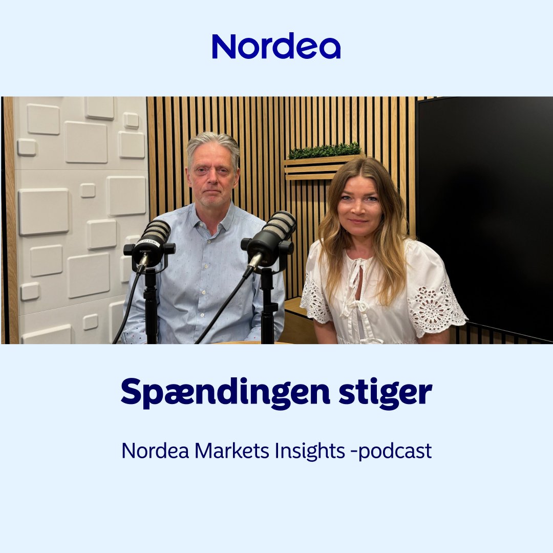 Nordea Markets (@nordeamarkets) on Twitter photo Tune in to our latest Nordea Markets Insights DK podcast with <a href="/helgejpedersen/">Helge J. Pedersen</a> and Josephine Cetti here (in Danish).
👉 nordea.com/da/nyhed/spaen…
#Økonomi #Nordea #Podcast Tune in to our latest Nordea Markets Insights DK podcast with <a href="/helgejpedersen/">Helge J. Pedersen</a> and Josephine Cetti here (in Danish).
👉 nordea.com/da/nyhed/spaen…
#Økonomi #Nordea #Podcast