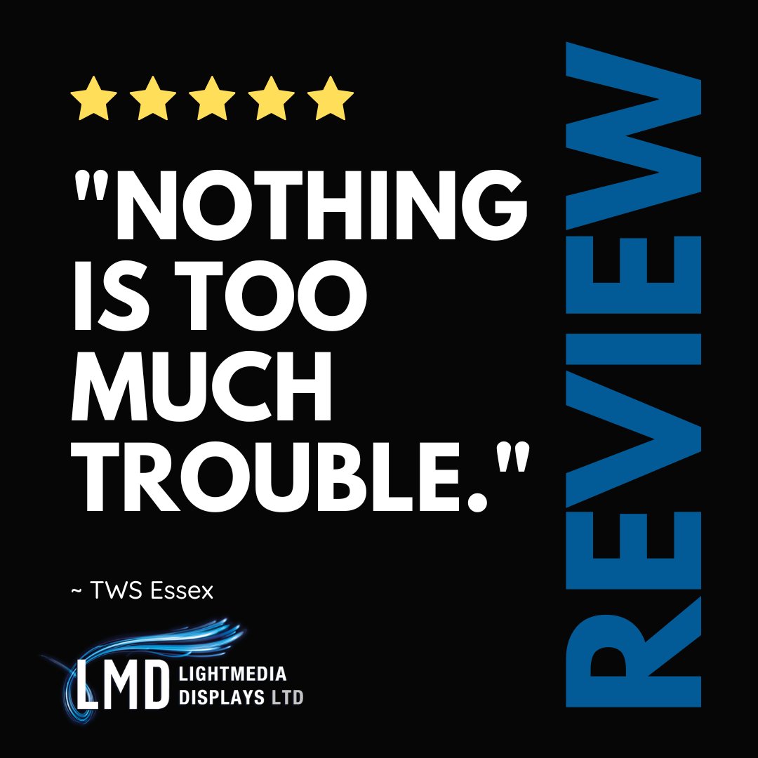 🌟 #Review 🌟

#Lightmedia is amazing! We've used them 3 times for our school’s outdoor cinema. Great screens, perfect sound, and stress-free setup. Highly recommend! ~ TWS Essex

🌐 lightmedia.co.uk | 📞 0333 600 6000 | 📧 sales@lightmedia.co.uk
 #LEDScreens #Events