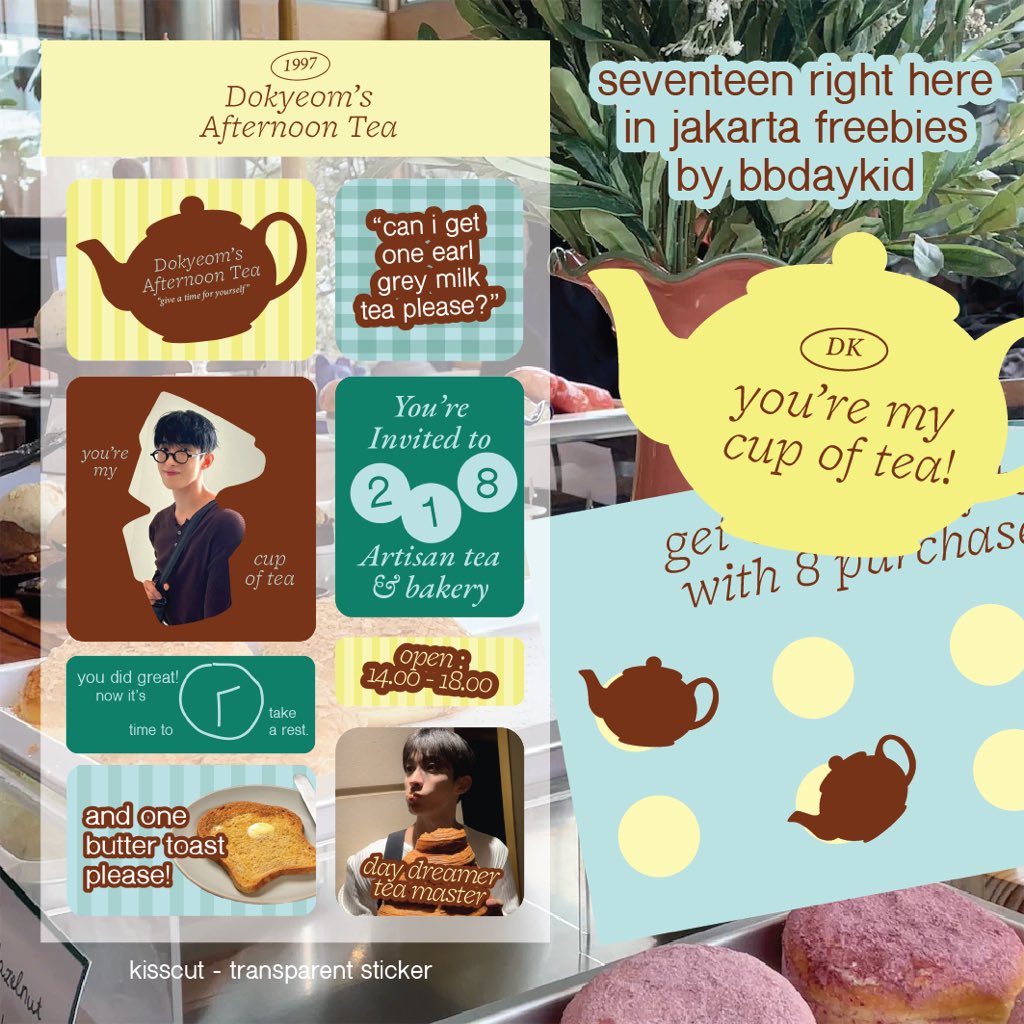bbdaykid's tweet photo. FREEBIES SEVENTEEN RIGHT HERE IN JAKARTA 𓂃 𓈒𓏸
by — @bbdaykid 

🫖 09 FEB 2025 (DAY 2)
🍵 JIS

Say hi and tag me if you get one, see you around .ᐟ https://t.co/GbIN9FyEy8