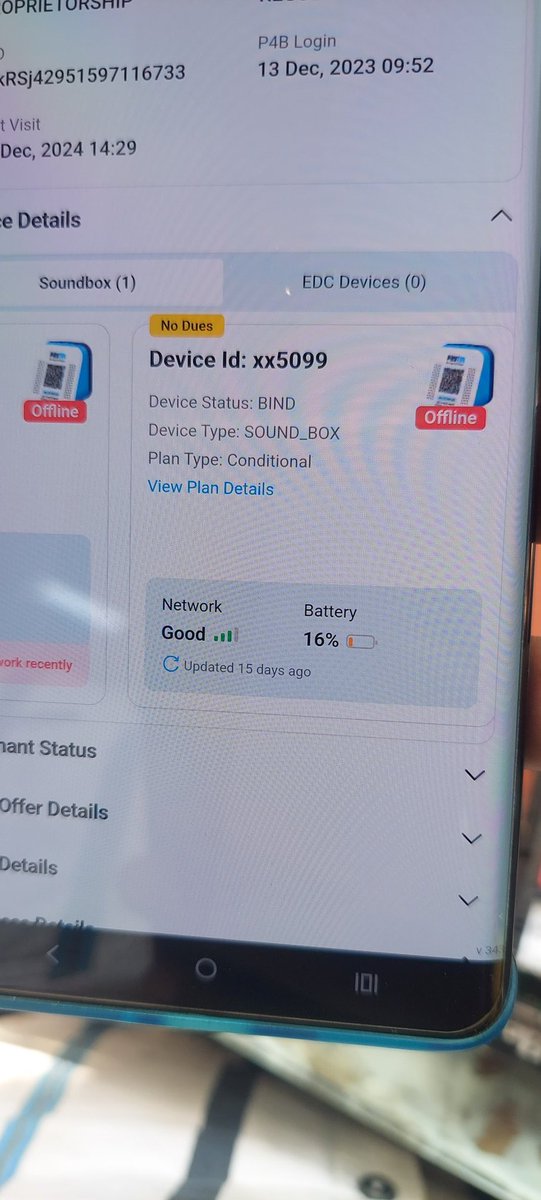 RAMKUMA80253001's tweet image. @Paytmcare @Paytm @vijayshekhar  
I’m a shopkeeper using the Paytm Soundbox. I was told there are no charges, but ₹49 is being deducted monthly. Customer care isn’t helping, and my device shows 2 instead of 1. Please help me deactivate the device and stop charges. #PaytmSupport