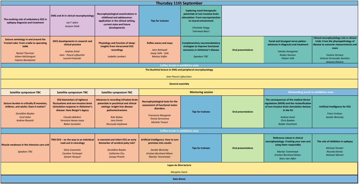 [#ECCN2025 - Submit an Abstract and Registration] The European Congress for Clinical Neurophysiology 2025 hopes to provide a rich forum for scientific exchange, educational opportunities, social and professional networking.

Registration for the event is now officially open, we