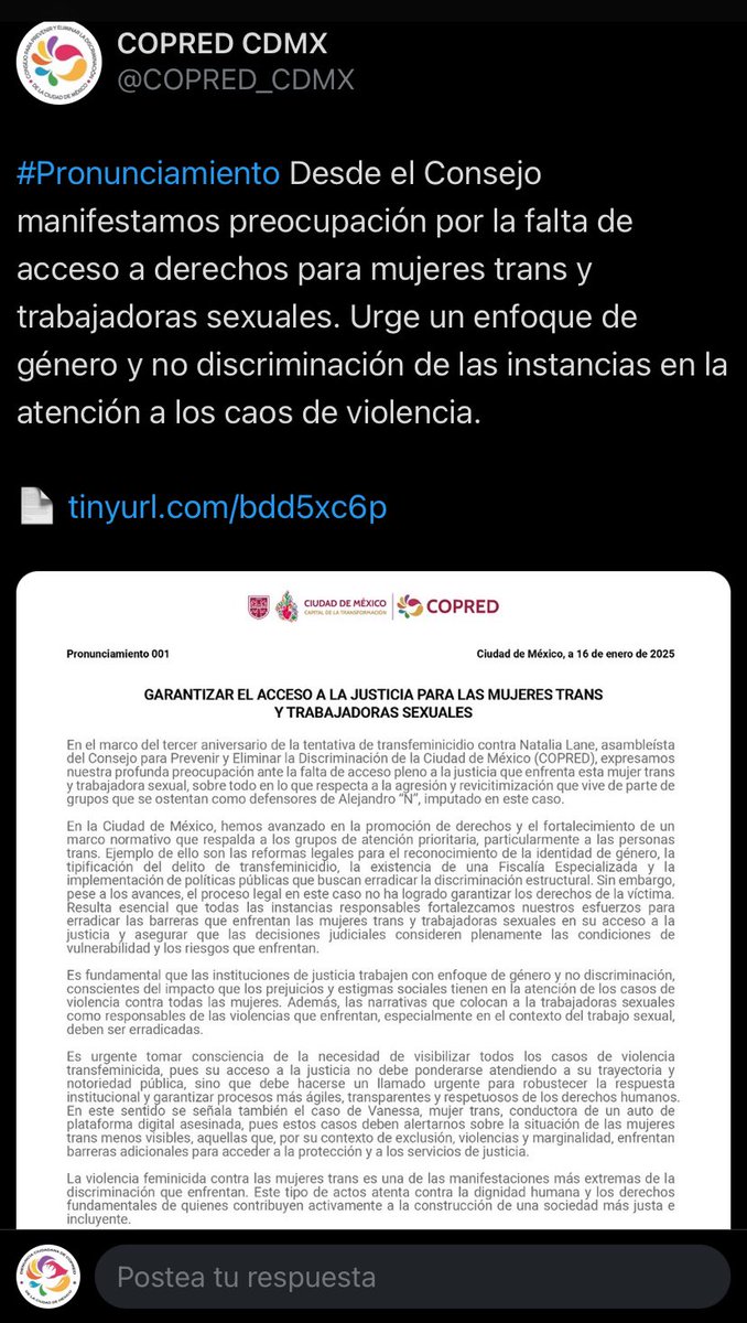 CARPETA_COPRED's tweet photo. Mientras la vividora de #COPRED @Geraldina_GV y su Cuasimodo Alfonso García insisten en tratar de victimizar a su pseudoasambleista vulgar y violenta @natalia_lane🤡, ésta se victimiza inculpando al @PJCDMX de cortadas que ella se provocó rompiendo vidrios y causando Transfobia. https://t.co/0PKsIVFEtV