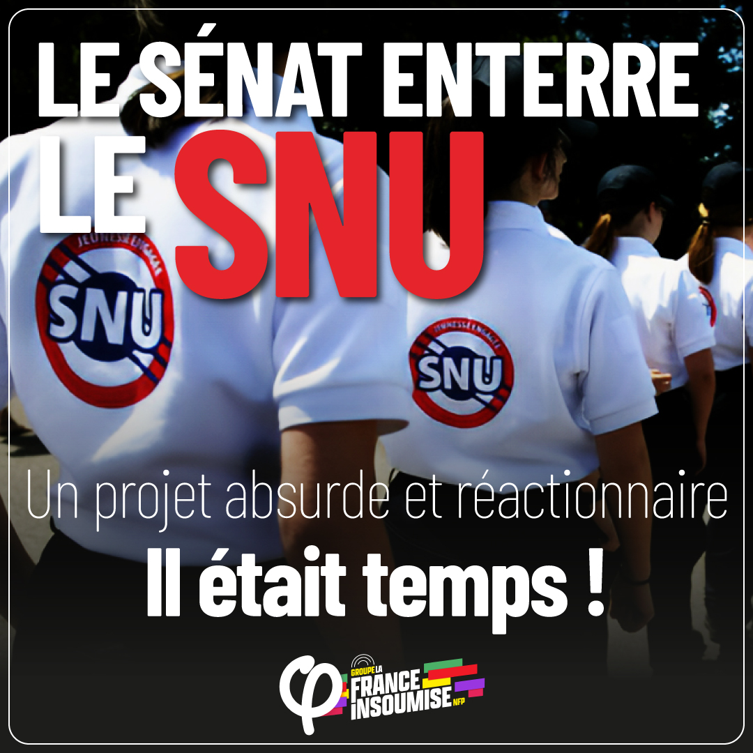 LachaudB's tweet photo. Depuis le début nous avons bataillé contre ce projet réactionnaire souhaité par Macron.
Des années d'alertes, de dysfonctionnements, de gaspillage que nous n'avons cessé de dénoncer avec les personnels de l'Éducation nationale mais la macronie est restée sourde et méprisante.
Enfin le caprice de Macron est enterré, il était temps de mettre fin à ce projet folklorique qui n'avait qu'un seul objectif : mettre la jeunesse au pas.
Bon débarras !