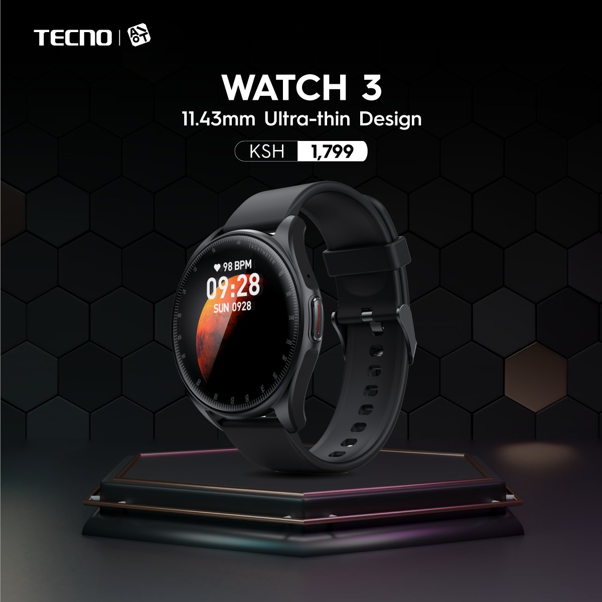 TECNOMobile254's tweet photo. Style Meets Functionality!
Get the sleek Watch 3 for only KES 1,799! 🕒✨
Upgrade your wrist game today—fashion and tech combined!
#Tecno #Tecnokenya #Watch3pro https://t.co/8R5aNeUBgk